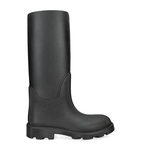 burberry wellington boots men's|Burberry check back boots.